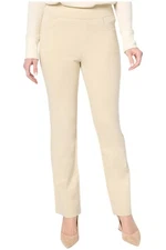 Belle by Kim Gravel Women's Ponte Baby Boot Cut Pant Sand Bar