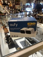 Eufy E8B00123-4 Security SoloCam C210 Wireless 2K Outdoor Camera, 2 Pack White