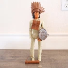 Marx Johnny West 1967 Indian Chief Geronimo Action Figure 11 3/4” VTG Toy
