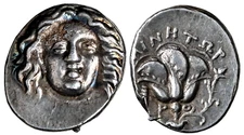 Greece. Carian Islands, Rhodes, ca. 327-304 BC AR Drachm, 2.85 gr., 15 mm