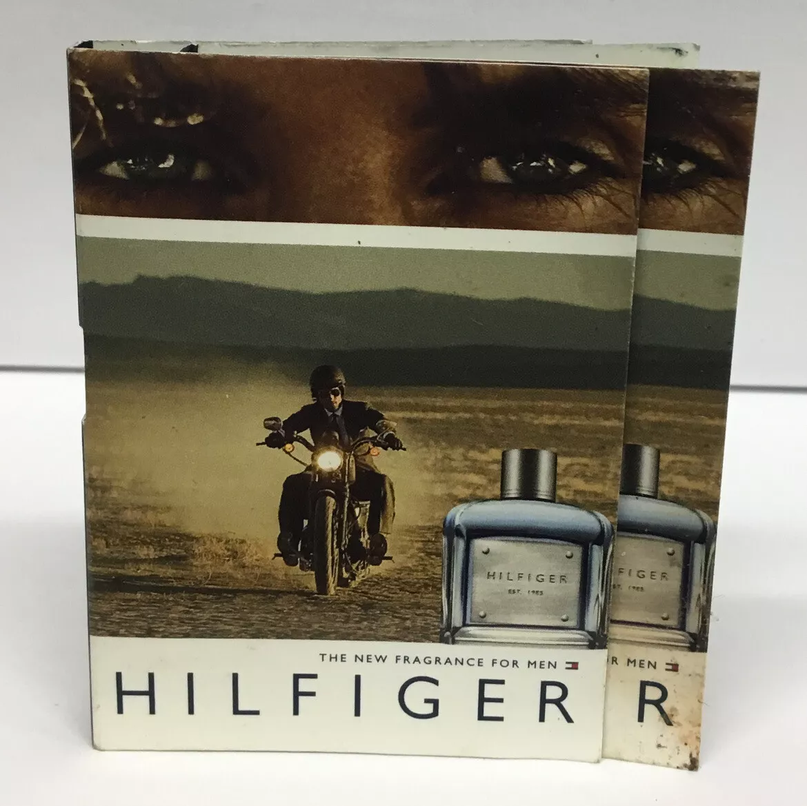 Tommy Hilfiger Eau De Fragrance Spray Sample Vial 1.5ml For Men Lot Of 2