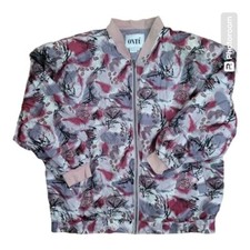 Vintage silk jacket by ONTU Size XXL