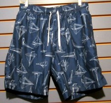 Old Navy Sail Boat Swim Trunks Boys Waist 28
