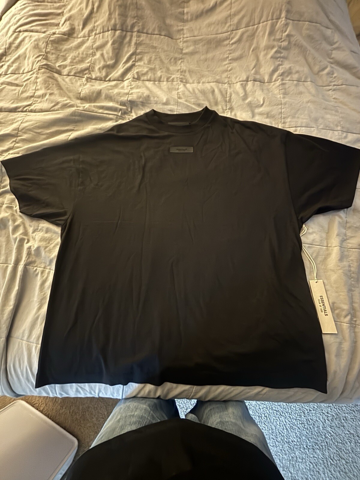 Fear of God Essentials XL Relaxed Fit T-Shirt in Heather Grey