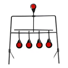 Steel Spinning Shooting Target - .22 Caliber, 1.5" Circle, 1 Ct, Durable Black