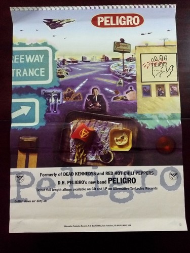 D.H. Peligro Debütalbum CD/LP Alternative Tentacles Records Poster 18" x 24" - Bild 1 von 7
