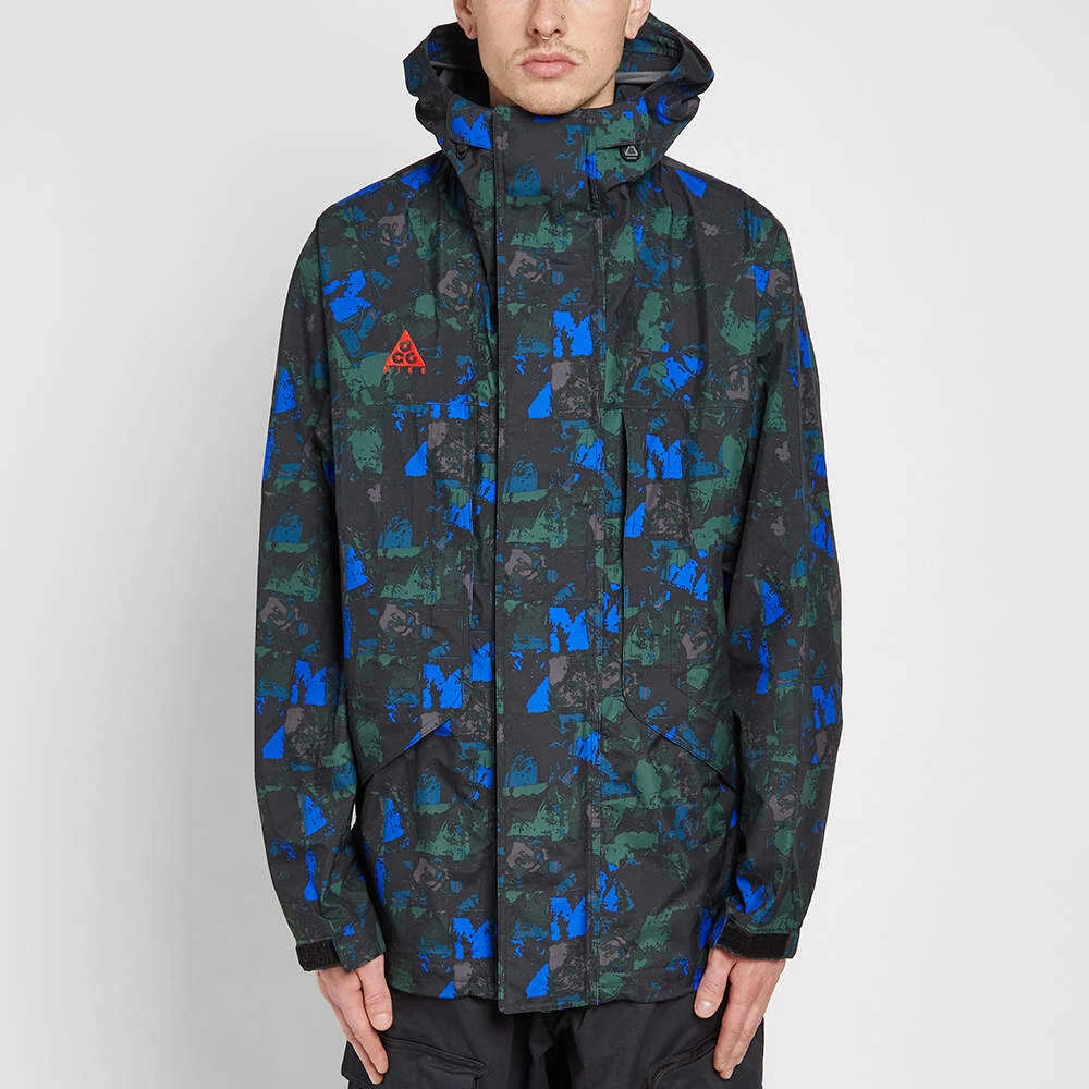 Nike ACG Gore-Tex Jacket -CHOOSE SIZE - CI0427-416 Print Black Lab GoreTex Green