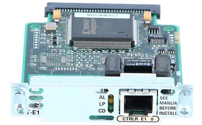 CISCO - VWIC-1MFT-E1= - 1-Port RJ-48 Multiflex Trunk - E1 | eBay
