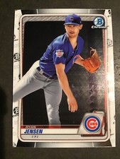 2020 Bowman Chrome Ryan Jensen Prospect Card Chicago Cubs