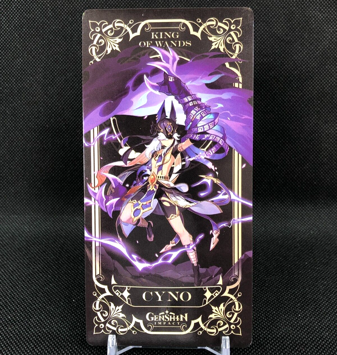 Cyno King of Wands Genshin Impact Tarot Card Japan Anime Game