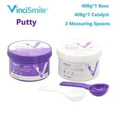 PERFIT Dental Putty PVS VPS Impression Material Base Normal/Fast Set 2 x 400g