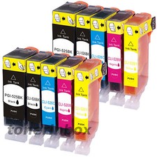 10 Pk NEW PGI-220 CLI-221 Ink Set for Canon Pixma MP560 MP620 MP640 MX860 MX870