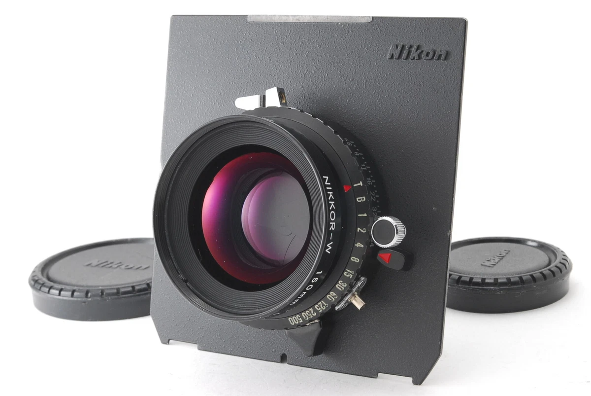 2002年春 極上品 ニコン NIKKOR-W 150mm F5.6 絞り羽根 7枚 Sタイプ