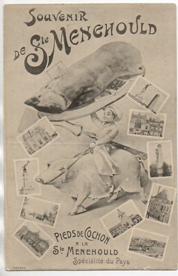 Carte Postale Ancienne – CPA 93 Gournay-sur-Marne – Banquet De La Saint-Cochon