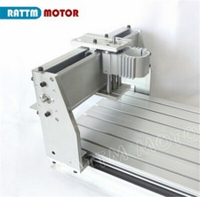 3040 DIY CNC Router Milling Machine Aluminium Alloy Frame Ballscrew Linear Rail