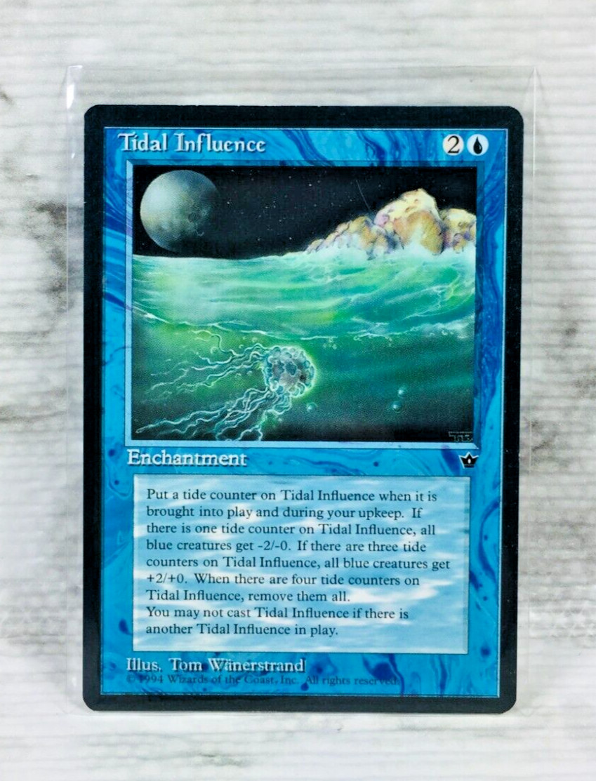 1994 MAGIC THE GATHERING MTG TIDAL INFLUENCE WANERSTRAND BLUE TCG FALLEN EMPIRES