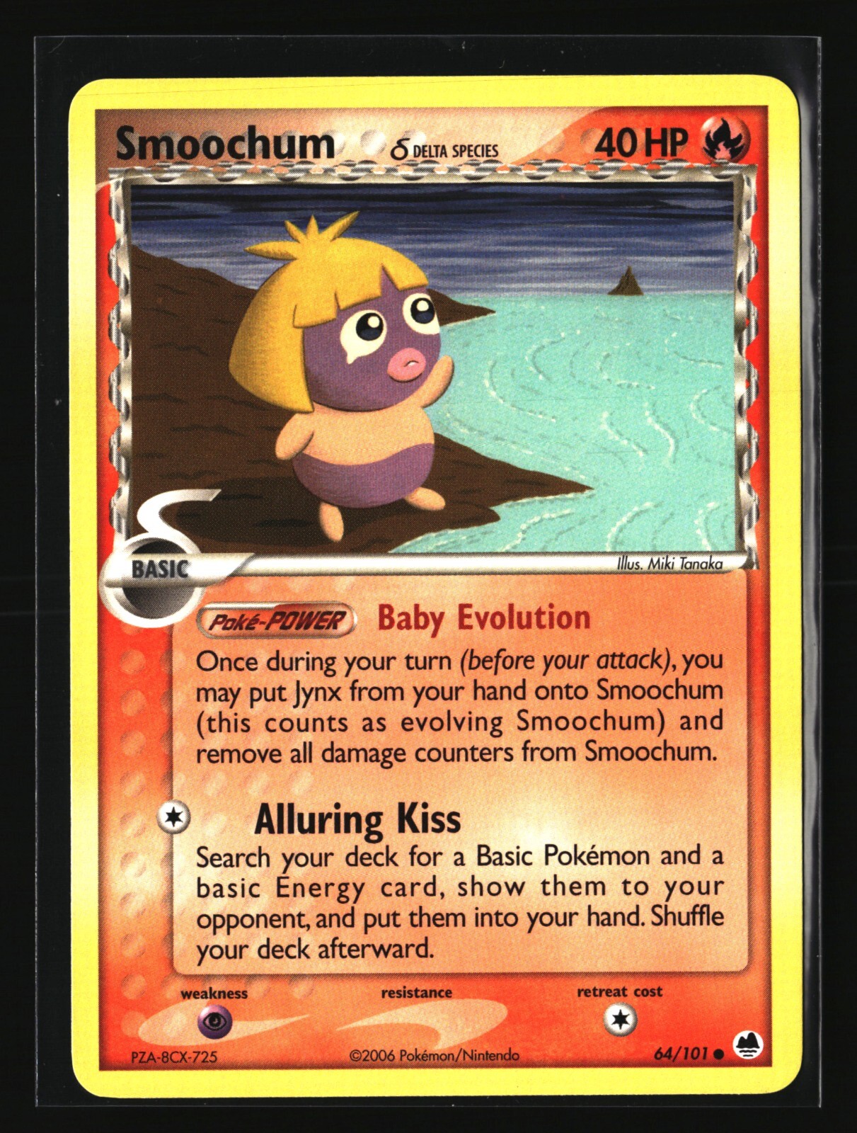 Pokemon SMOOCHUM DELTA SPECIES 64/101 (2006 Dragon Frontiers) LP/NM