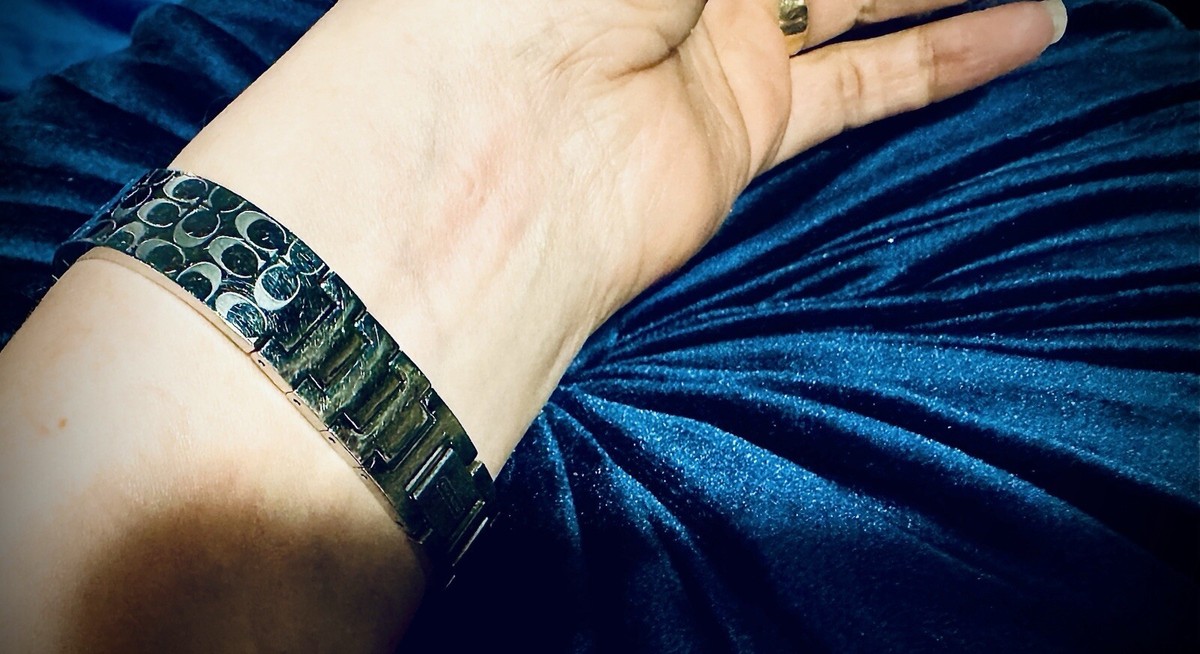 Coach Mercer Signature Etched Bangle Women