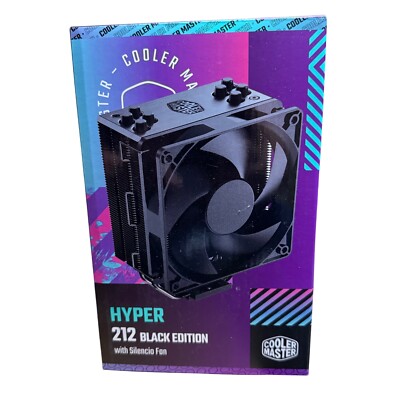 Cooler Master Hyper 212 Black Edition CPU Air Cooler Silencio Fan