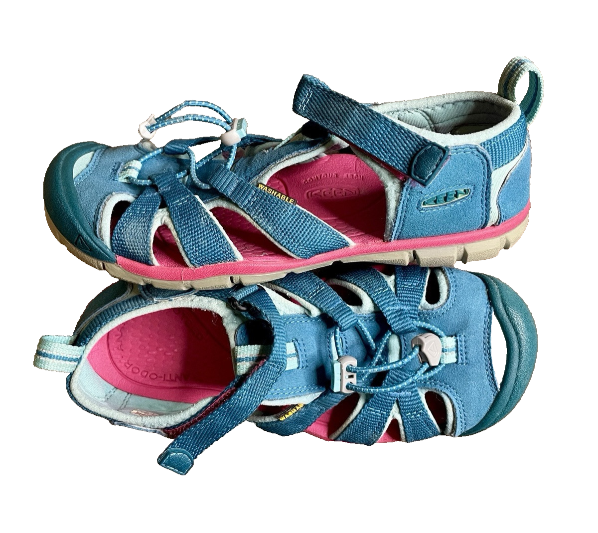 Sandali blu KEEN bambini taglia 3 Newport H2 bambini ragazze impermeabili escursionismo trekking