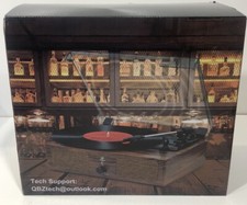 Udreamer Vinyl Record Player Wireless Bluetooth Turntable Built-in Speakers