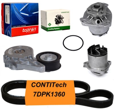 Riemen+Spanner+WAPU INA f. VW GOLF III PASSAT SHARAN VENTO für 2.8 VR6 mit Klima