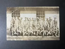 1944 USA RPPC Postcard Cover Fort Sheridan IL to Detroit MI Military Soldiers