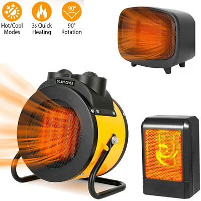1500W Portable Electric Ceramic Space Heater Fan Adjustable