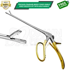 Tischler Standard Straight Biopsy Punch Single Wire 7x3mm Bite 25cm Long OB-GYN