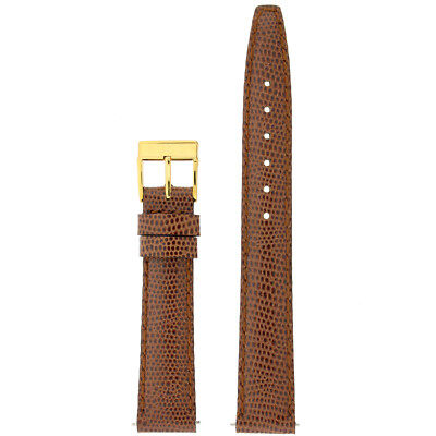 Gucci Watch Band 14mm Brown or Black Lizard Grain 6300L 2600L