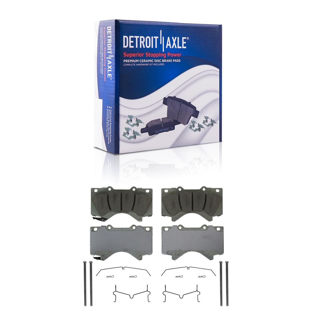 Front Brake Kit: Rotors, Calipers & Ceramic Pads For Toyota Sequoia Tundra 08-16