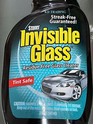2-Pk) Stoner INVISIBLE GLASS Windshield STREAK & RESIDUE FREE CLEANER Tint  Safe | eBay