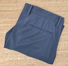 Theory Pants Mens 34 Navy Slim Straight Precision Ponte Casual Preppy Stretch