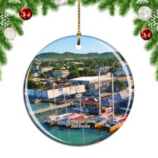 St. John's Antigua and Barbuda Christmas ornament city travel souvenir