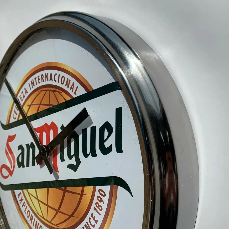  YAMAHA wall clock Stainless Steel silent quartz man cave garage shed bike car - Image 4 of 4