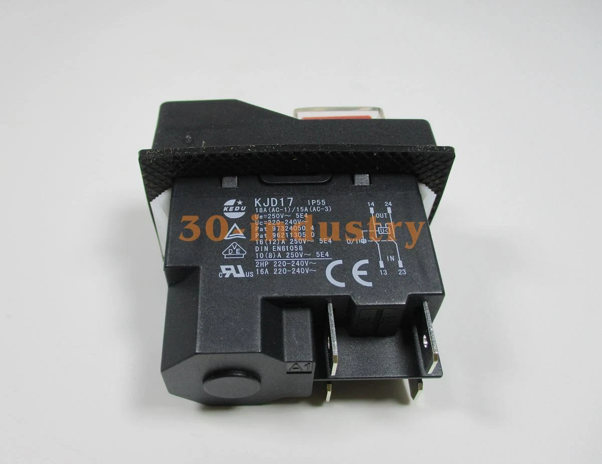 1PC For Beef Meat Planing Machine Switch 18A(AC-1)/15A(AC-3) 250V 4pin KJD17