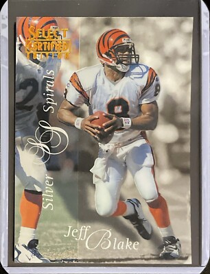 Jeff Blake - 1996 Pinnacle Select Certified - Silver Spirals #124