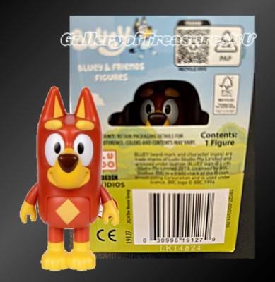 Bluey & Friends Rusty Snickers Coco Chilli Bandit Bingo Honey 2.5'' Figure 2024