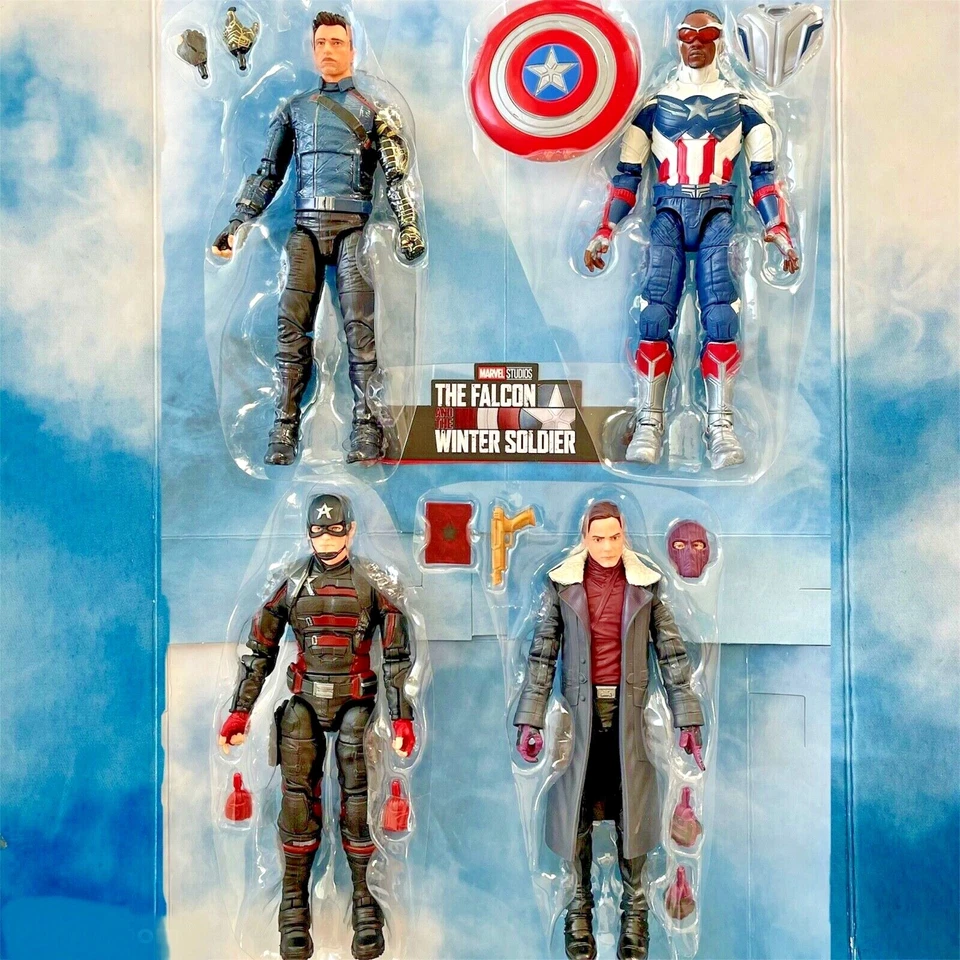 Marvel Legends Capitán América MCU Soldado de Invierno Sharon Peggy Carter Zemo RECOGER Foto 2 de 2
