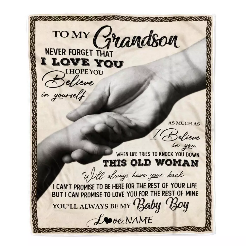 Grandson blanket from nana hot sale