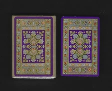 Vintage Deck Congress 606 Floral Design Playing Cards Ace Spades S 1692