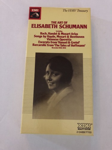 New Boxed Elisabeth Schumann EMI 2 Cassette Tape Set - 第 1/4 張圖片