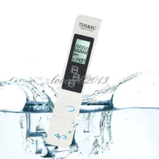 LCD Digital PH Meter TDS EC Water Filter Hydroponic Pool Tester Pen Tester Strip
