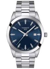 TISSOT Gentleman T127.410.11.041.00 Quartz Blue Dial Men's Watch 40mm
