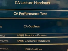2024 Themis CALIFORNIA & MBE Bar Exam Review Prep Set of 6 books + BARBRI + CA +
