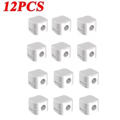 Organizador De Cables Rotatorio Pack De 12 Clips White 