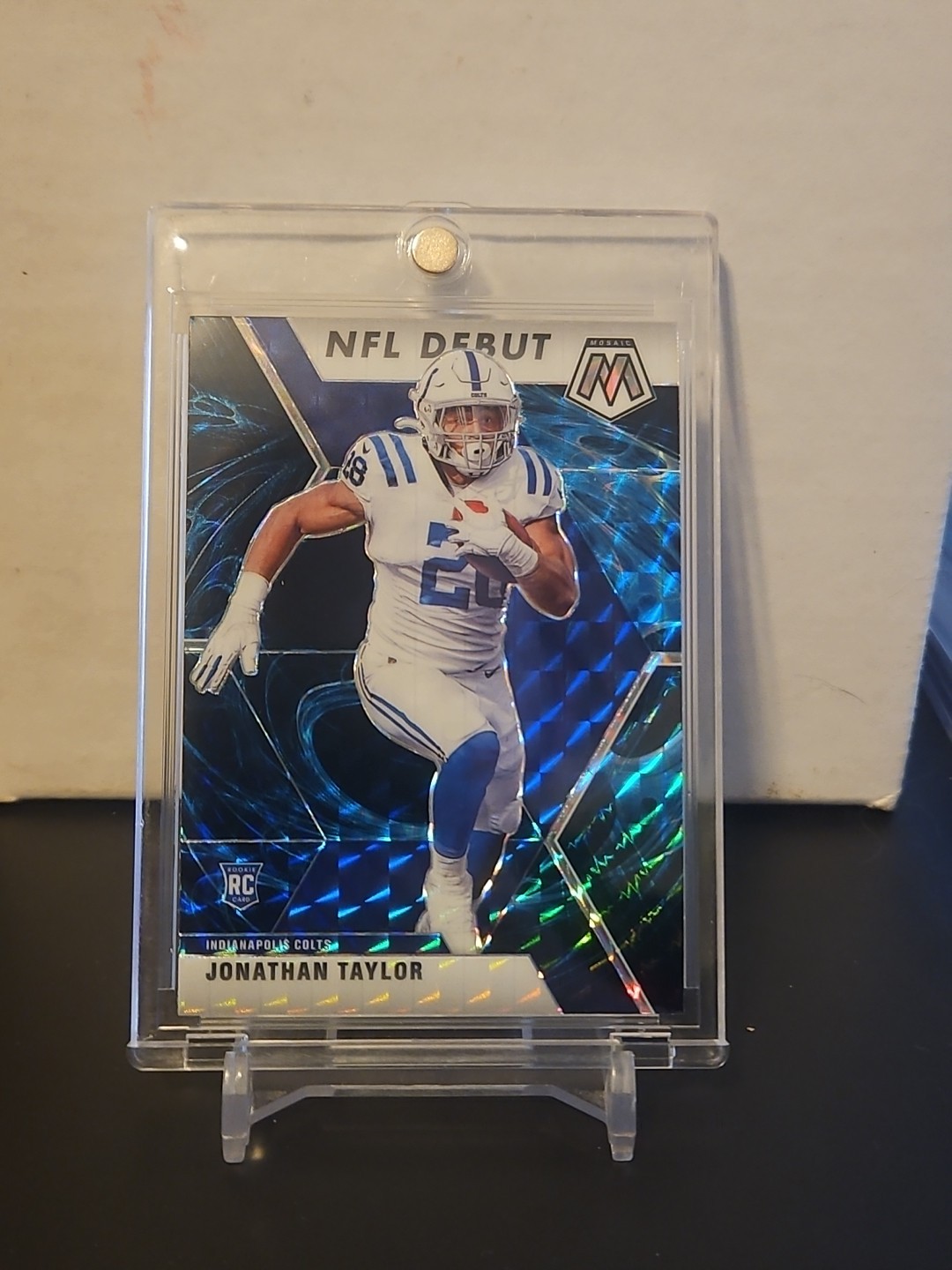 2020 Panini Mosaic NFL Debut Jonathan Taylor Genesis Prizm  Colts SSP case hit