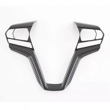 For Isuzu MU-X MUX 2023 2024 2025 Carbon Fiber Car Steering Wheel Cover Trim