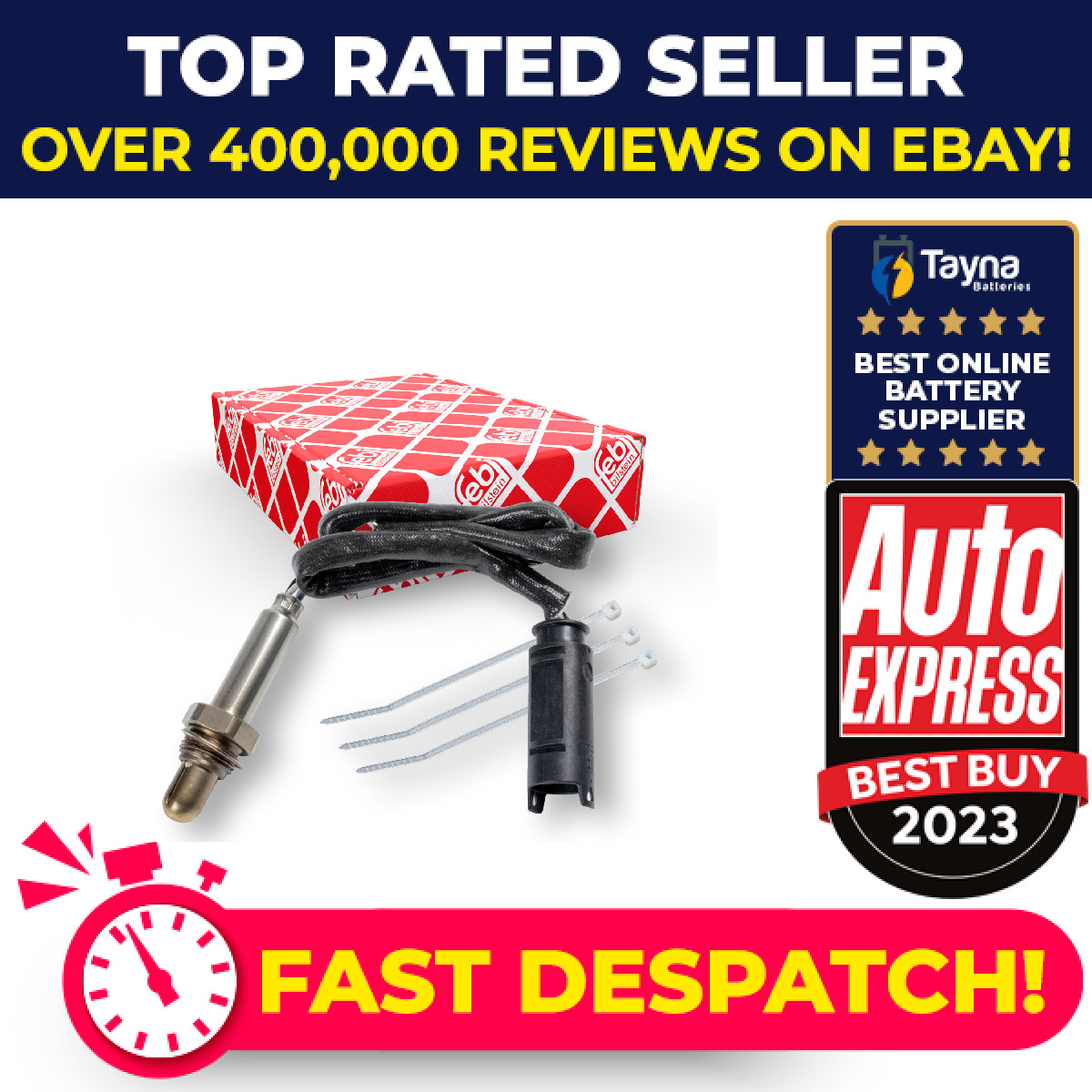 Lambda Sensor fits BMW 318 E46 2.0 00 to 07 Oxygen 11781742051 11781742052 Febi