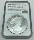 2005 W American Silver Eagle NGC PF 70 Ultra Cameo